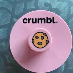 Pink Crumbl 4 way cookie cutter round